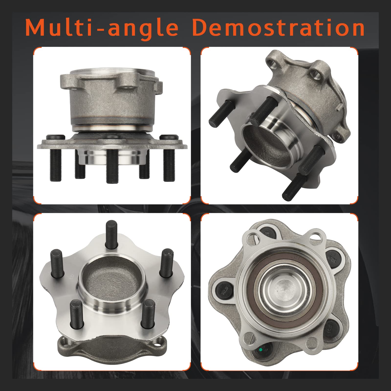 Amazon.com: DRIVESTAR 512201 1 Rear 5 Lug Wheel Hub & Bearing